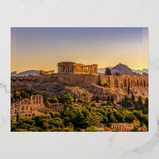 IN DE SCHEMERING FOLIE FEESTDAGEN BRIEFKAART (Voorkant)