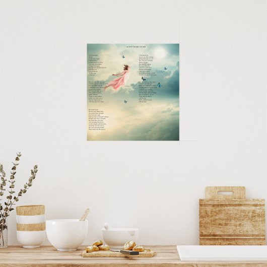 In de schemering van de leeftijd poster (Keuken)