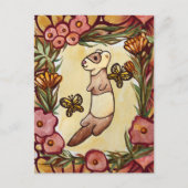"In de schilderachtige Ferret Garden, een toegewij Briefkaart (Voorkant)