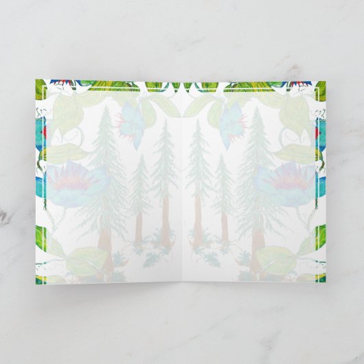 In de sequoia's kaart (Binnen)