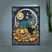 In de sfeer van Halloween Kaart