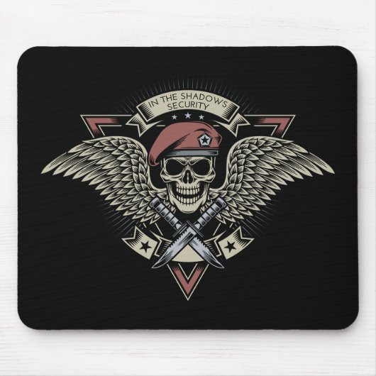 In de Shadow Security Mousepad Muismat (Voorkant)