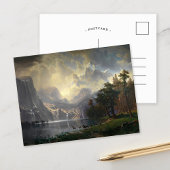 In de Sierra Nevada, CA | Albert Bierstadt Briefkaart