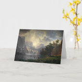 In de Sierra Nevada, CA | Albert Bierstadt Kaart (Gele Bloem)