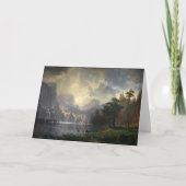 In de Sierra Nevada, CA | Albert Bierstadt Kaart (Voorkant)