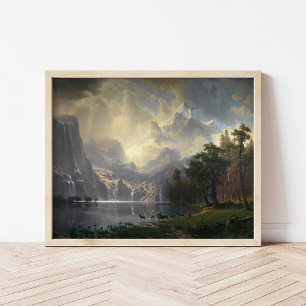 In de Sierra Nevada, CA   Albert Bierstadt Poster