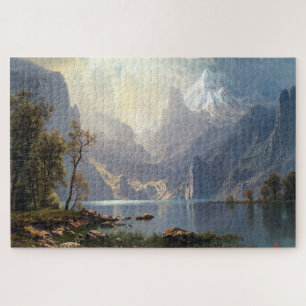 In de Sierras, het Tahoe-meer, Albert Bierstadt Legpuzzel