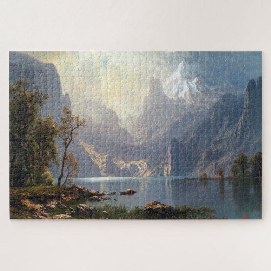 In de Sierras, het Tahoe-meer, Albert Bierstadt Legpuzzel (Horizontaal)