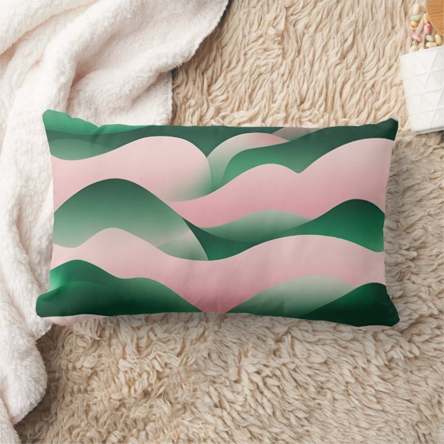 In de smaragdgroene zee AI-kunst  Kussen (Deken)