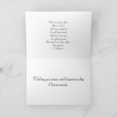 In de sombere midden van de winterKerstkaart Feestdagen Kaart (Binnen)