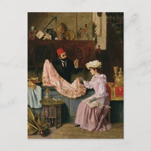 In de Souk, 1891 Briefkaart (Voorkant)