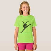 In de speeltuin Lime gekleurde T-shirt (Voorkant volledig)