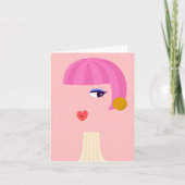 In de spiegel kaart (Voorkant)