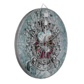 In de spiegellandschapsschedel. dartbord (Voorkant Links)