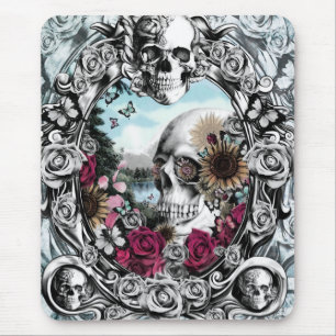 In de spiegellandschapsschedel. muismat