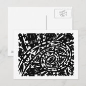 In de stad briefkaart (Voorkant / Achterkant)