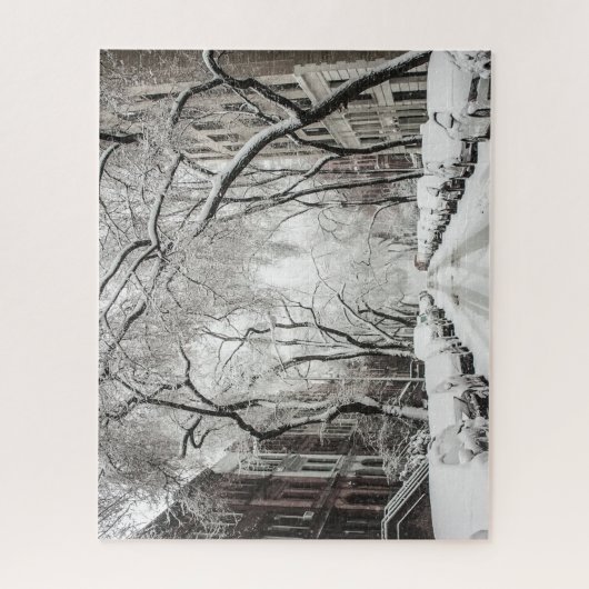 In de stad gezaaid legpuzzel (Verticaal)