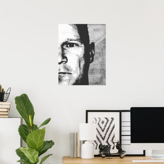 In de stad poster (Thuiskantoor)