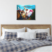 In de stemming canvas afdruk (Insitu (Slaapkamer))