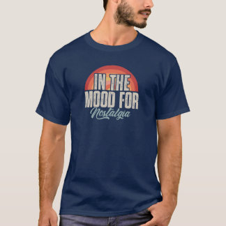 In de stemming voor nostalgie Vintage 80s 90s Retr T-shirt