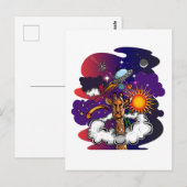 In de sterren briefkaart (Voorkant / Achterkant)