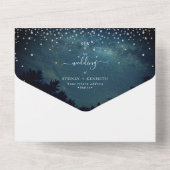 In de sterren geschreven all in one uitnodiging (Achterkant)