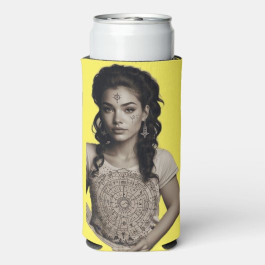 In de sterren geschreven seltzer blikjeskoeler (Seltzer Achterkant)