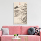 In de stijl van diverse oude meesters | B&W Canvas Afdruk (Insitu (Woonkamer))