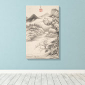 In de stijl van diverse oude meesters | B&W Canvas Afdruk (Insitu (Houten vloer))