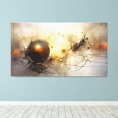 In de stijl van Gabriel Pacheco Canvas Afdruk (Insitu (Houten vloer))
