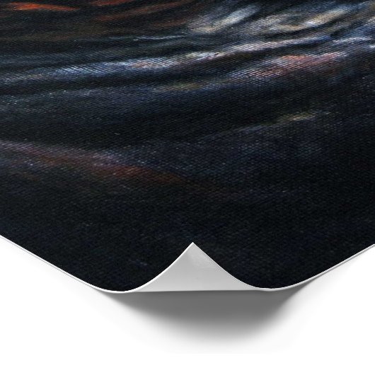 In de stille UV-bestendige afdruk Poster (Hoek)