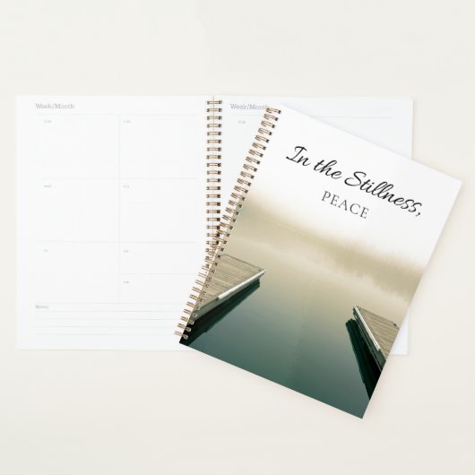 In de stilte bezinningsvrede planner (Display)