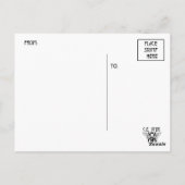 In de stilte vallen - C.E. Dyer Briefkaart (Achterkant)