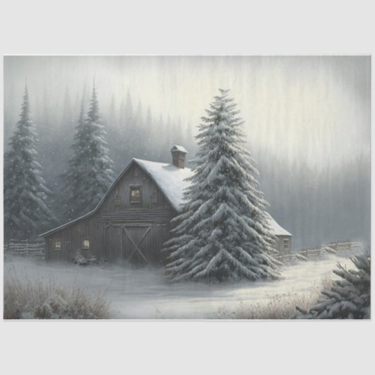 In de stilte van de nacht tissuepapier (Voorkant)