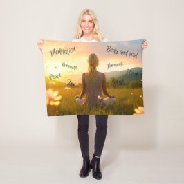 In de stilte van de Natuur Fleece Deken