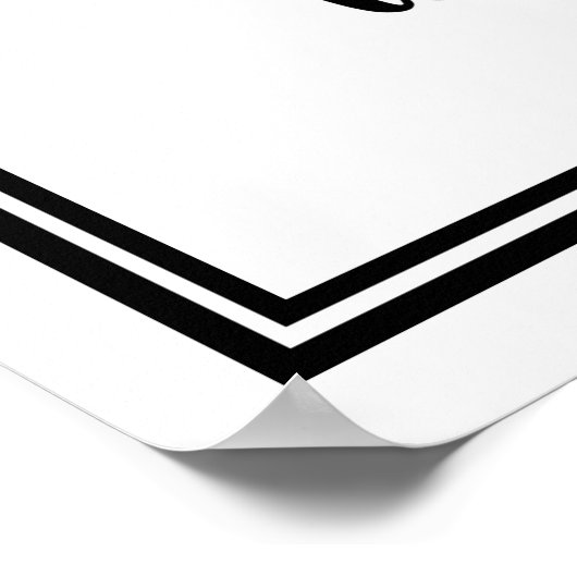 In de Stormen wind en golven Poster (Hoek)