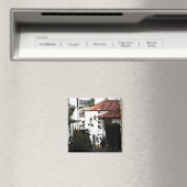 In de straat in Obidos Portugal Magneet (Insitu (Vaatwasser))