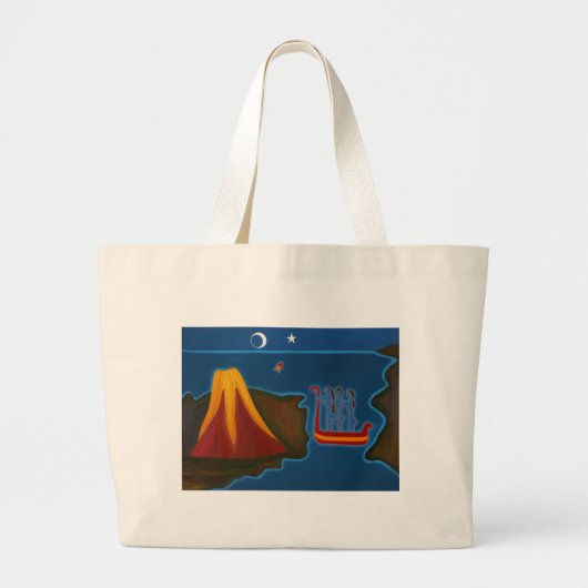 In de Straat van Messina 2006 Grote Tote Bag (Voorkant)
