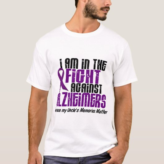 In de strijd tegen de ziekte van Alzheimer UNCLE T-shirt (Voorkant)
