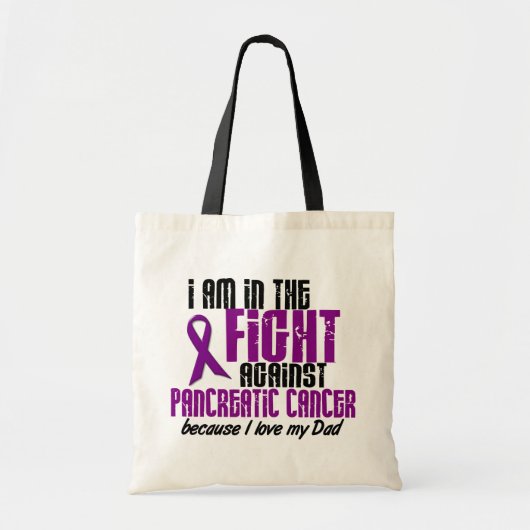 In de strijd tegen de ziekte van Pancreaskanker Tote Bag (Voorkant)