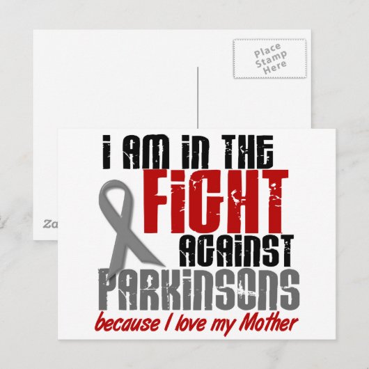 In de strijd tegen de ziekte van Parkinson Briefkaart (Voorkant / Achterkant)
