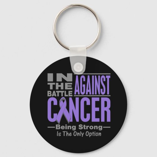 In de strijd tegen Hodgkins Lymphoma Sleutelhanger (Voorkant)