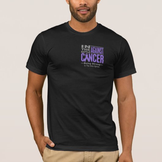 In de strijd tegen Hodgkins Lymphoma T-shirt (Voorkant)