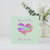 In de stroom van de liefde kaart (Staand voorkant)