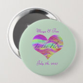 In de Stroom van Liefde Ronde Button 4,0 Cm (Voorkant /achterkant)