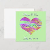 In de Stroom van Liefde Sticker Kaart (Voorkant / Achterkant)