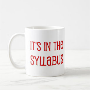 in de studiegids koffiemok