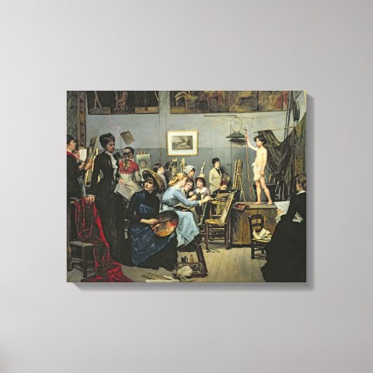 In de Studio Canvas Afdruk (Voorkant)