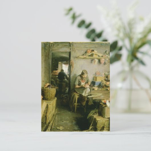 In de Studio Masker, 1897 Briefkaart (Staand voorkant)