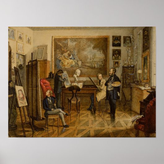 In de Studio van Miklos Barabas Poster (Voorkant)